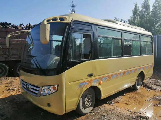 2010 سنة 19 مقاعد مستعملة Yutong Bus Model ZK6608 Left Hand Drive Model ZK6608 No Accident 2 Axle